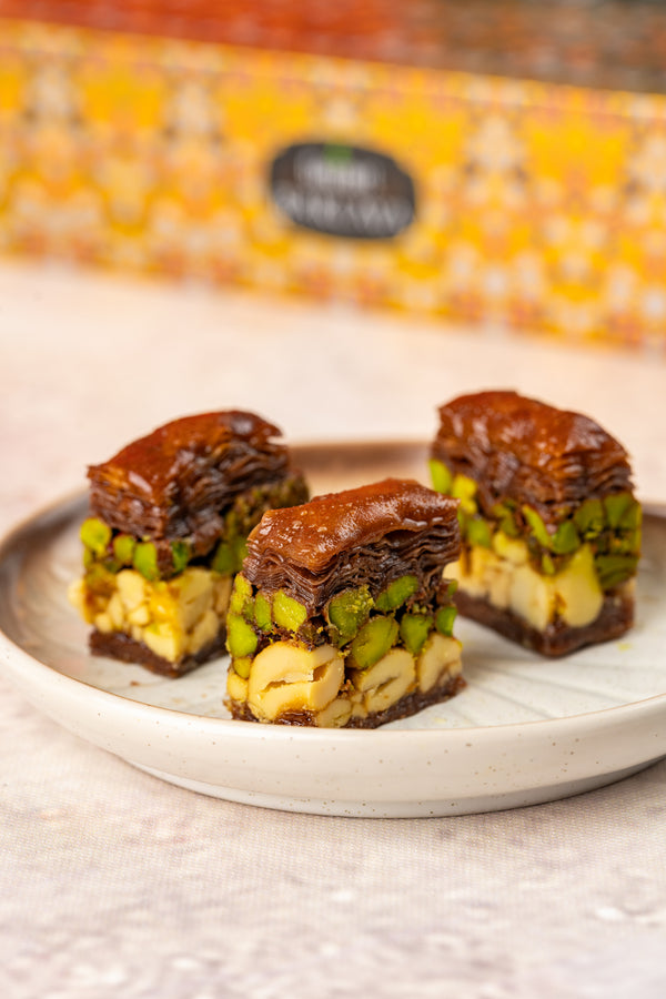 Decadent Chocolate dry fruit baklava