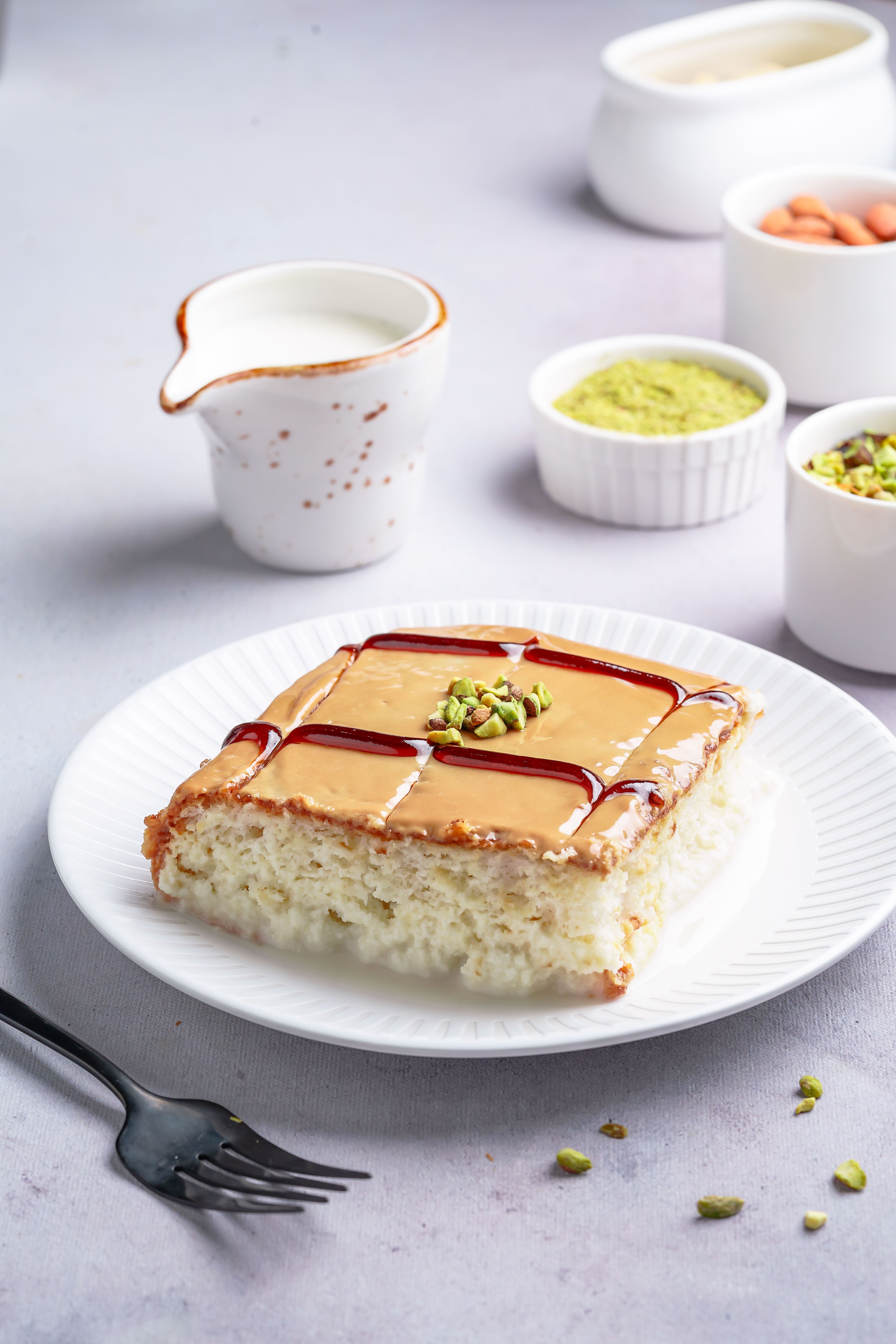 Rose & pistachio milk cake | Jamie Oliver recipes