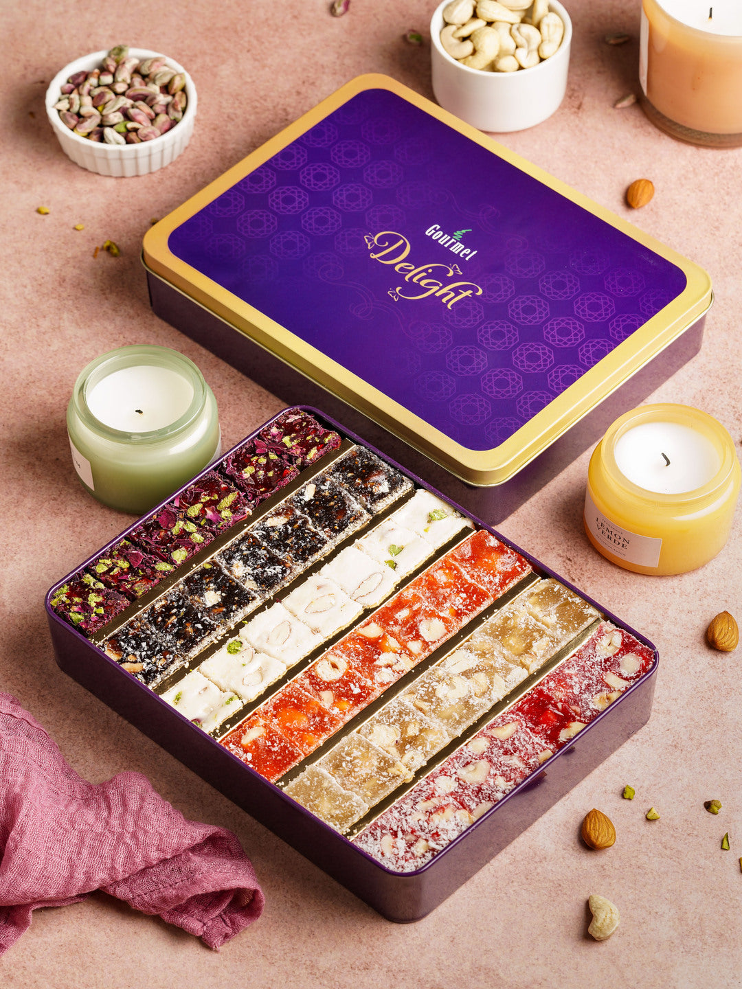 BARAZEK & ASSORTED TURKISH DELIGHT 500GMS