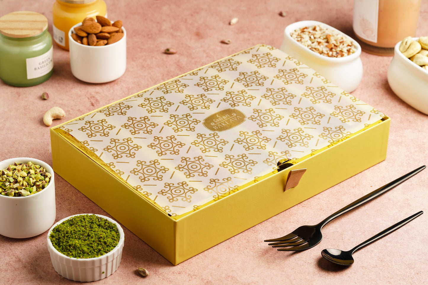 Gourmet Luxury Gift Box of Pistachio Burma Baklava