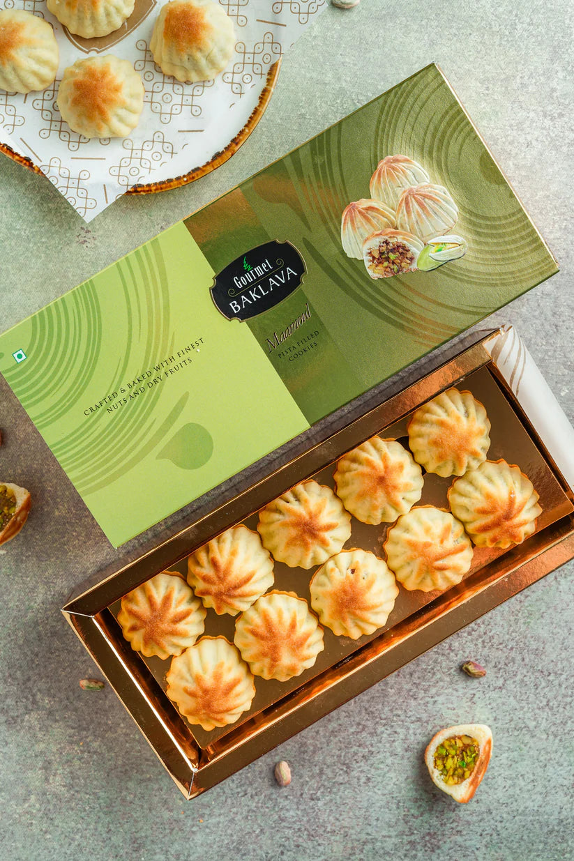 Gourmet Pista Maamoul with Assorted Gourmet Baklava 250g