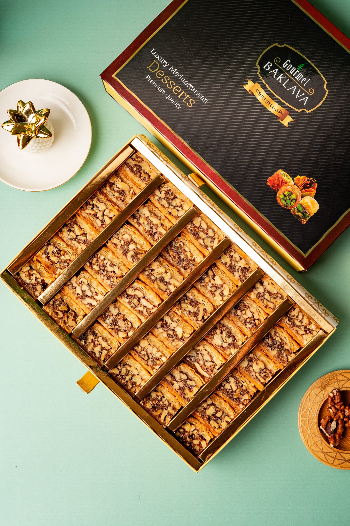 Gourmet Luxury Gift Box of Walnut Baklava