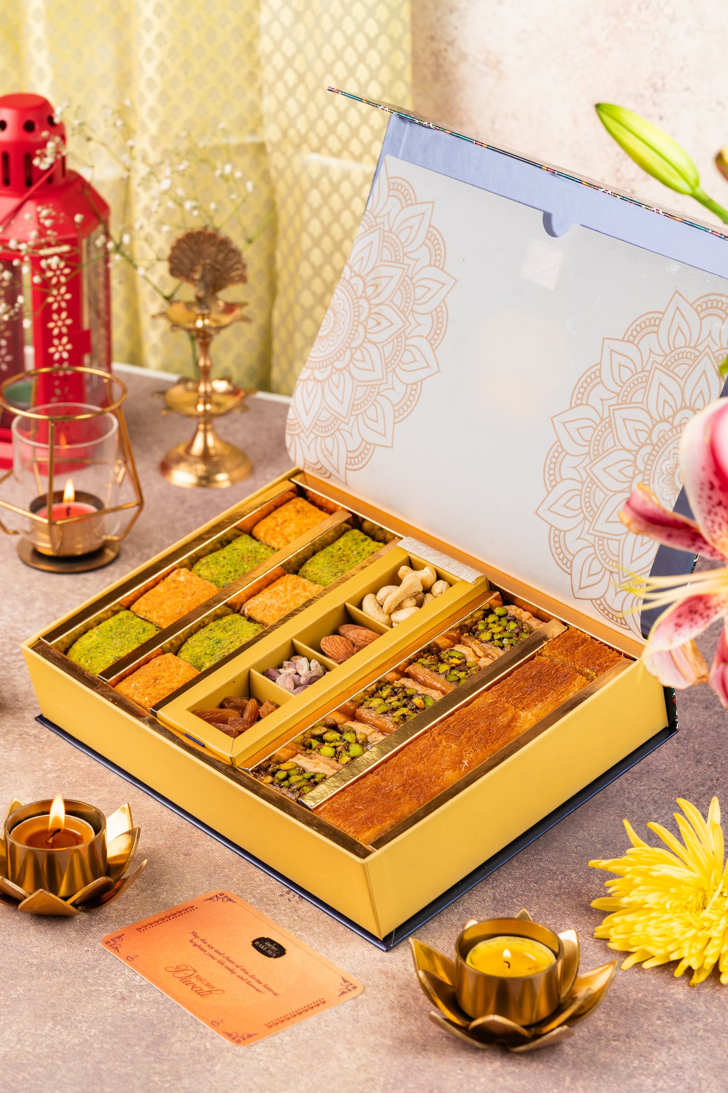 Baklava & Lokum delight diwali gift box