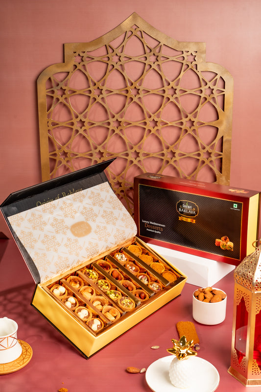 Gourmet Crescent Gift Box of Assorted Nest Baklava