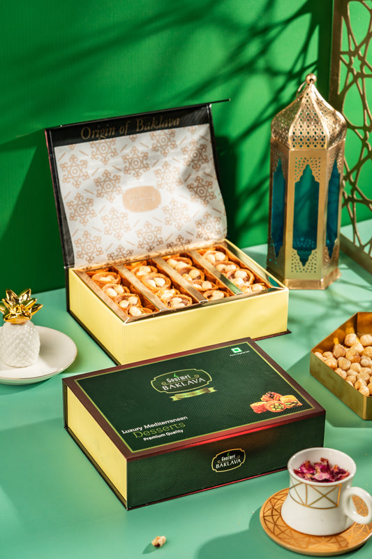 Gourmet Classic Gift Box of Hazelnut Nest Baklava
