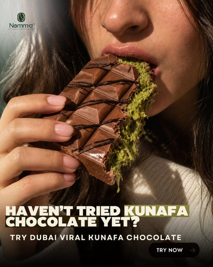 Dubai's Viral Pistachio Kunafa Chocolate Bar