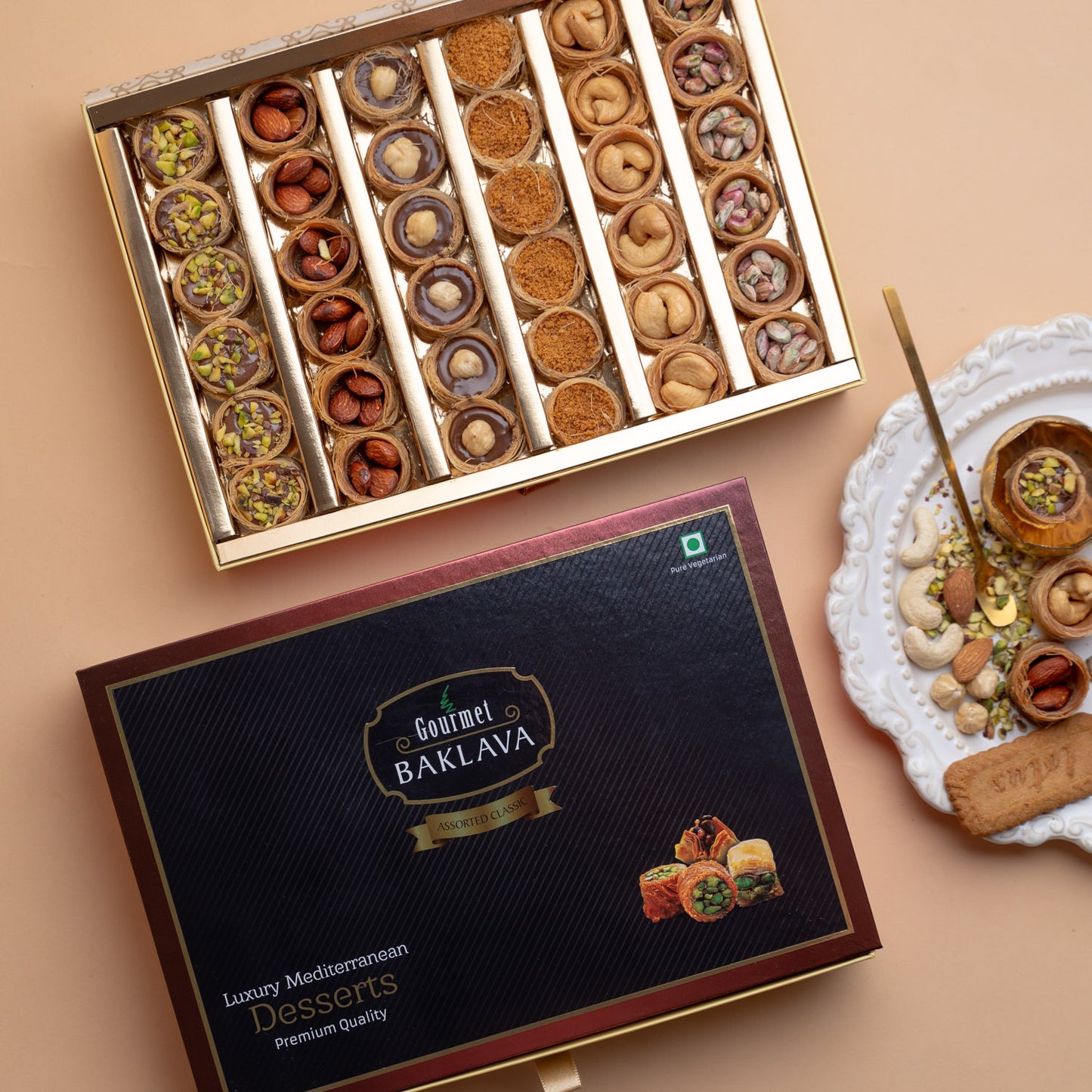 Gourmet Luxury Gift Box of Assorted Nest Baklava