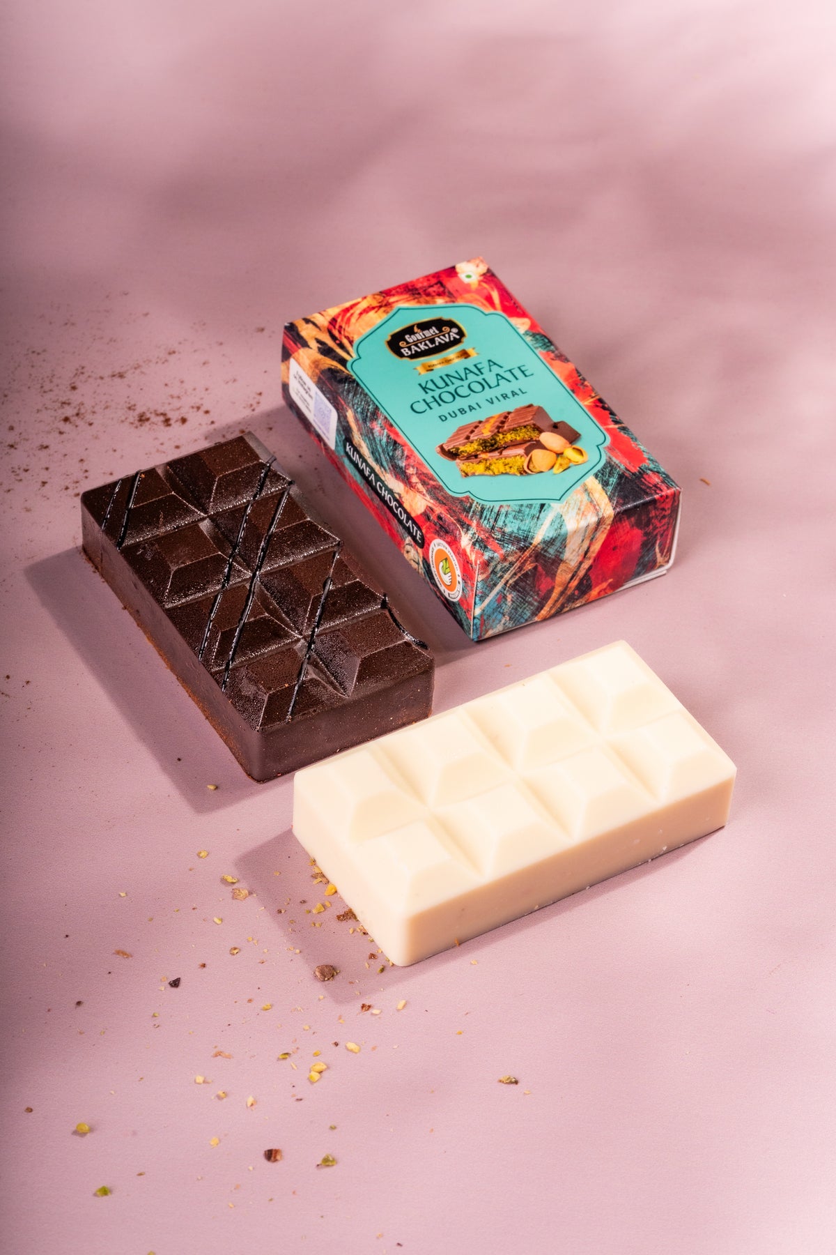 Dubai's Viral Pistachio Kunafa Chocolate Bar