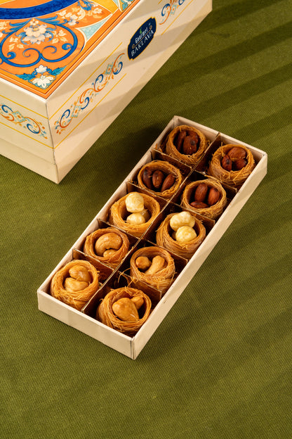 Luminary Diwali Gift Hamper - Assorted Nest Baklava & Dry Fruits